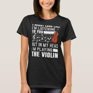 Coole Violine für Männer Violinist Viola C T-Shirt