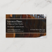 Coole Violine / Violinfotografie - Visitenkarte (Rückseite)