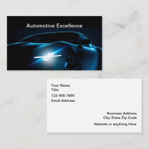 Coole Visitenkarten für Automobil-Serviceleistunge Visitenkarte
