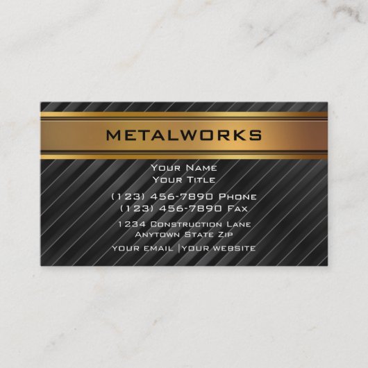 Coole Visitenkarten für den Maskenbau Visitenkarte (Vorderseite)