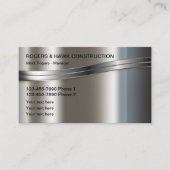 Coole Visitenkarten für den Metallbau Visitenkarte (Vorderseite)