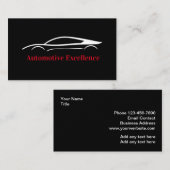 Coole Visitenkarten für die Automobilindustrie Visitenkarte (Vorne/Hinten)