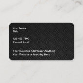 Coole Visitenkarten für ein Automobilgeschäft Visitenkarte (Rückseite)