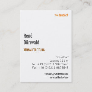 Coole Visitenkarten Visitenkarte