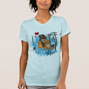 Coole Vogel-Grafik T-Shirt