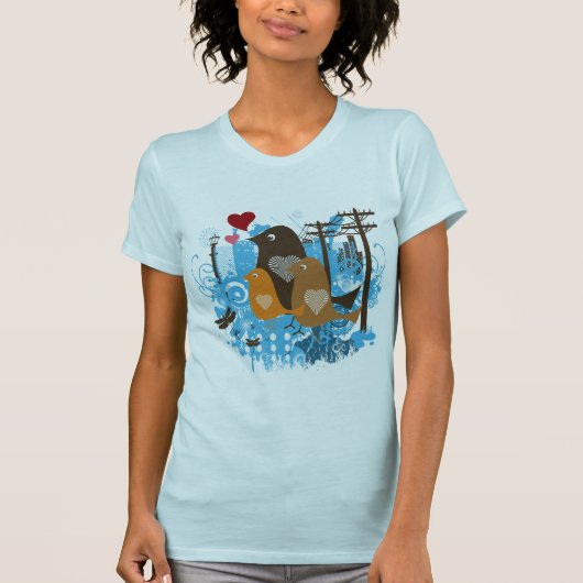 Coole Vogel-Grafik T-Shirt (Vorderseite)