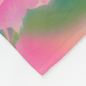 Coole Vögel mit Sonnenbrille bei Sonnenuntergang Fleecedecke (Ecke)