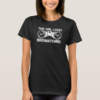 Coole Vogelbeobachtung Für Mädchen Kinder Vogelbeo T-Shirt