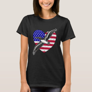 Coole Vogelflagge Mittelamerika Pelican Birds T-Shirt