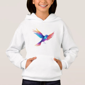 coole Vogelgrafik Hoodie