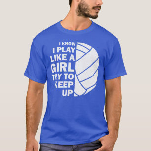 Coole Volleyball Für Frauen Mädchen Jugend Volleyb T-Shirt