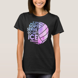 Coole Volleyball für weibliche Mädchen Jugendvolle T-Shirt