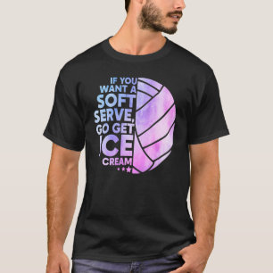 Coole Volleyball für weibliche Mädchen Jugendvolle T-Shirt