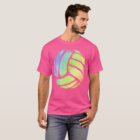 Coole Volleyball-Lover-Design für Männer - Frauen T-Shirt (Vorne ganz)