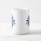 Coole Volleyball-Mutter-Wortkunst Kaffeetasse (Mittel)