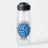 Coole Volleyball-Mutter-Wortkunst Trinkflasche (Vorne)