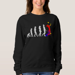 Coole Volleyball oder Beach Volleyball Retro Look  Sweatshirt