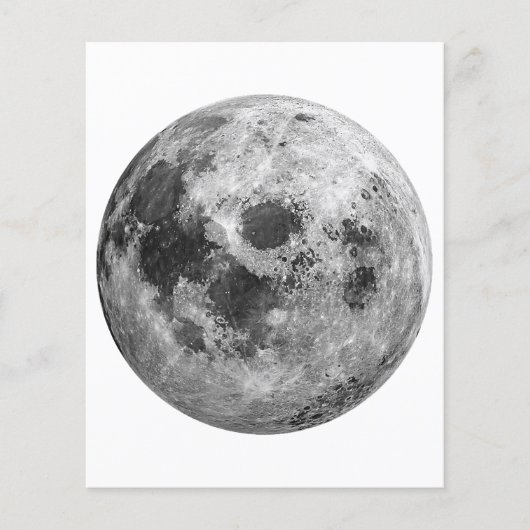 Coole Vollmond-Astronomie (Vorderseite)