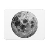 Coole Vollmond-Astronomie Magnet (Horizontal)