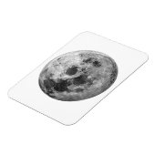 Coole Vollmond-Astronomie Magnet (Linke Seite)