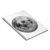 Coole Vollmond-Astronomie Notizblock (Rechte Seite)
