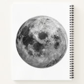 Coole Vollmond-Astronomie Notizblock (Rückseite)