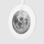 Coole Vollmond-Astronomie Ornament (Vorderseite)