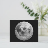 Coole Vollmond-Astronomie Postkarte (Stehend Vorderseite)