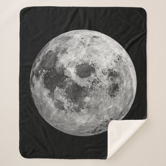 Coole Vollmond-Astronomie Sherpadecke (Vorderseite)