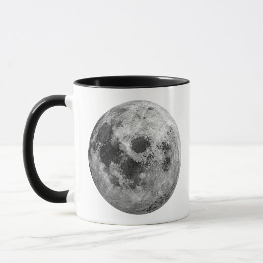 Coole Vollmond-Astronomie Tasse (Links)
