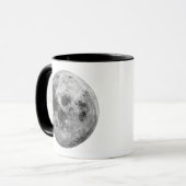 Coole Vollmond-Astronomie Tasse (Vorderseite Links)