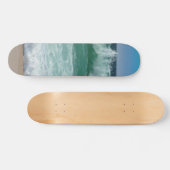 Coole Vorlage für benutzerdefinierte Seascape Wave Skateboard (Horizontal)