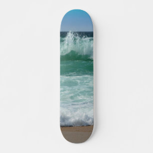 Coole Vorlage für benutzerdefinierte Seascape Wave Skateboard