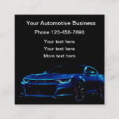 Coole Vorlage für die Gestaltung von Visitenkarten Quadratische Visitenkarte (Vorderseite)