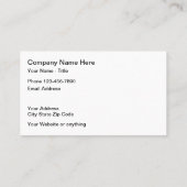 Coole Vorlage für moderne Automobil-Visitenkarten Visitenkarte (Rückseite)