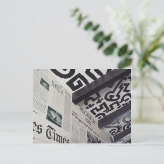 Coole Wall Art Postkarte (Stehend Vorderseite)