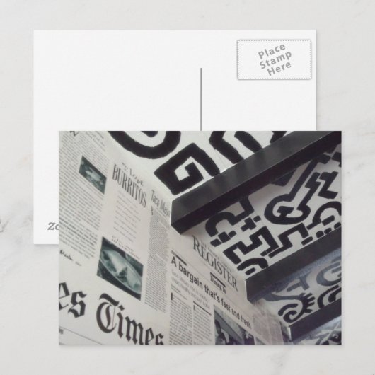 Coole Wall Art Postkarte (Vorne/Hinten)