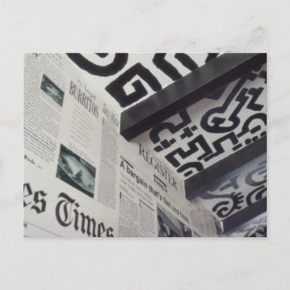 Coole Wall Art Postkarte