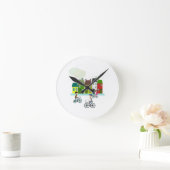 Coole Wall-Uhr Runde Wanduhr (Zuhause)