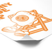 Coole Wand Sonnige Seite Auf sonnigen Rücken druck (Ecke)