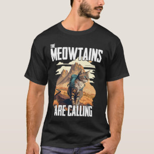 Coole Wanderkatzen für Männer Frauen Kinder Wander T-Shirt