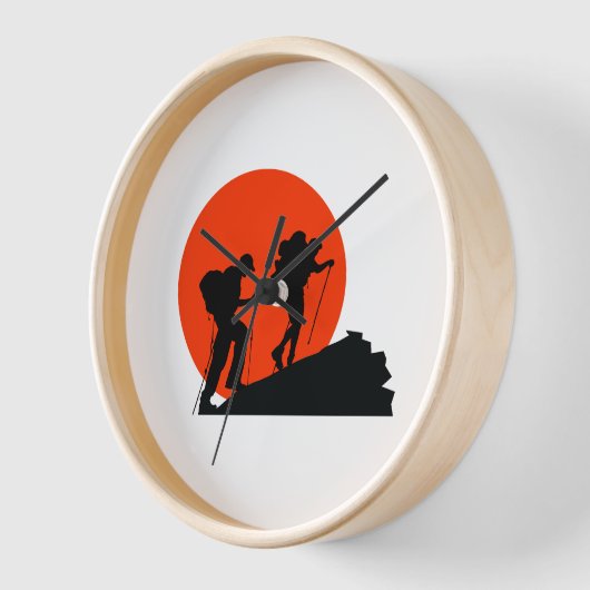 coole Wanduhr-Liebe Uhr (Winkel)