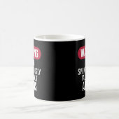 Coole Warnung, ich könnte spontan über Aliens spre Kaffeetasse (Mittel)