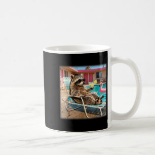 Coole Waschbär-Sonnenbrille Margarita-Sommerurlaub Kaffeetasse