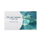 Coole Wasser-Hintergrund-Geschäfts-Karte 5