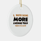 Coole Wasser-Skifahrenentwürfe Keramik Ornament (Rechts)