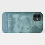 Coole Wasserfarbe Abstrakt GreenInk Case-Mate iPho Case-Mate iPhone Hülle (Rückseite (Horizontal))
