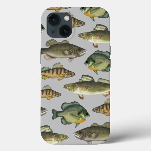 Coole Wasserfarbe Stilvolle Trendy Freshwater Fish Case-Mate iPhone Hülle (Rückseite)