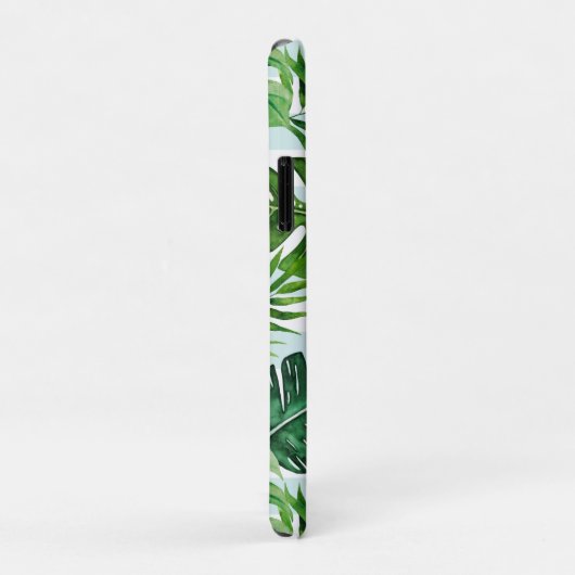 Coole Wasserfarbe Tropengrün botanisch Case-Mate iPhone Hülle (Hinten/Rechts)