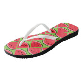 Coole Wassermelone Flip Flops Badesandalen (Schrägansicht)